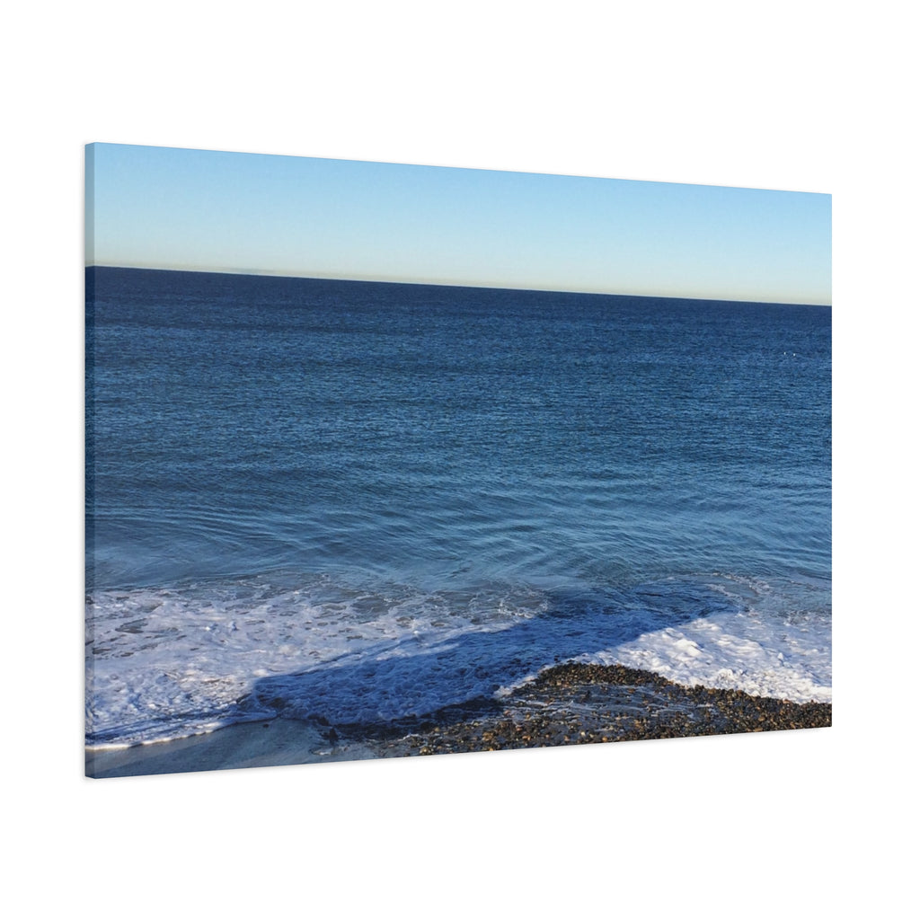 Ocean Horizon Matte Canvas Print — Serene Seascape Wall Art