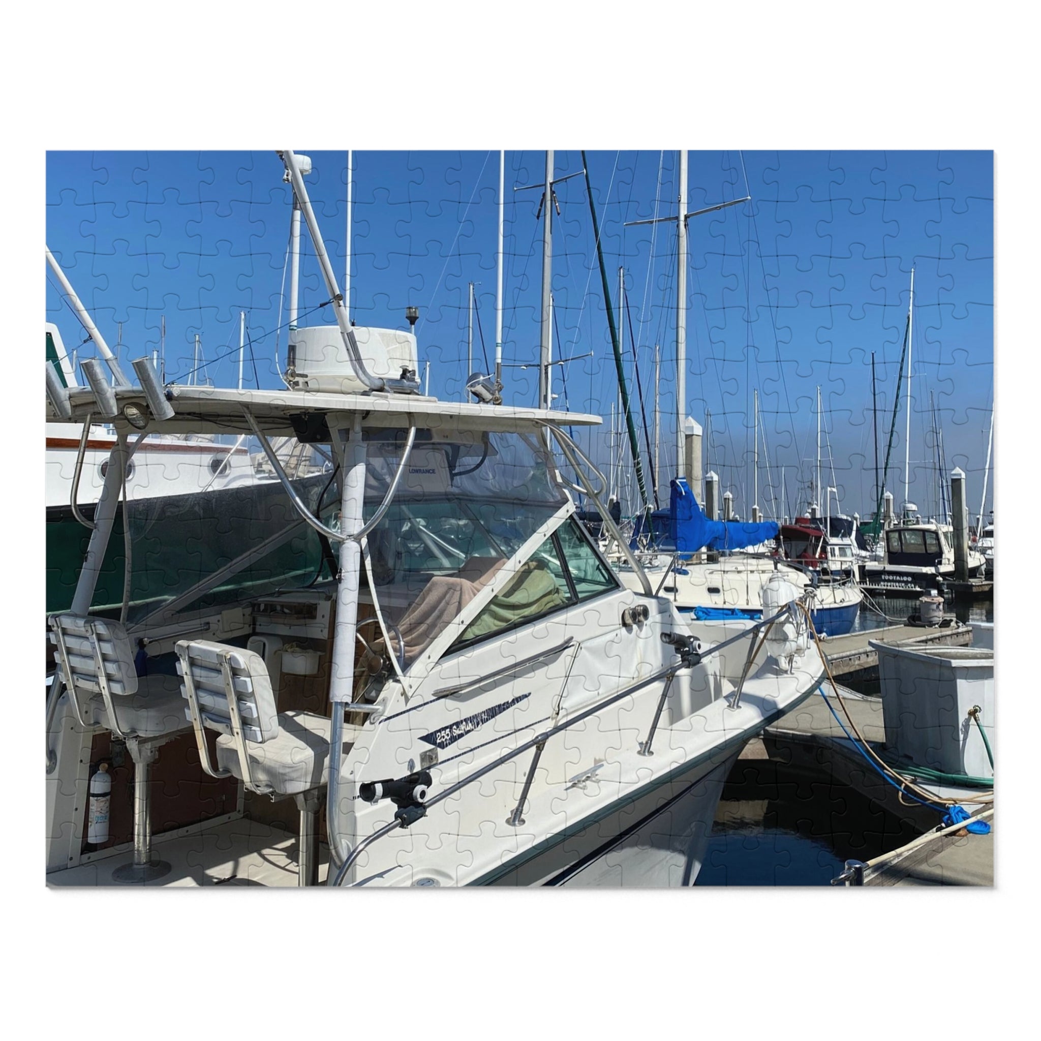 Boat Marina Jigsaw Puzzle — with Tin Gift Box