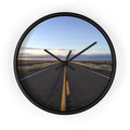 Road to Sunrise Wall Clock — Scenic Open Highway Decorative Clock