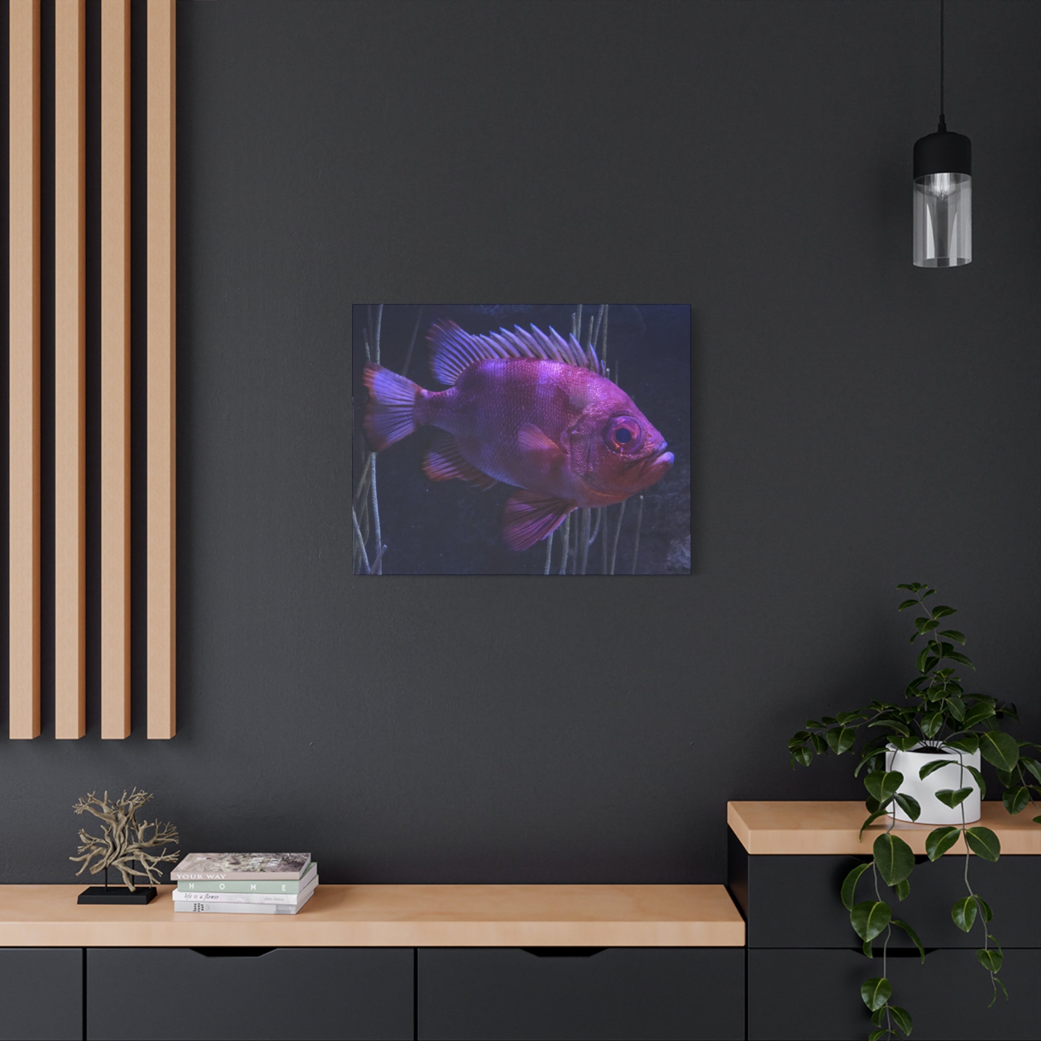 Popeye Catalufa Canvas Print — Vibrant Ocean Wall Art