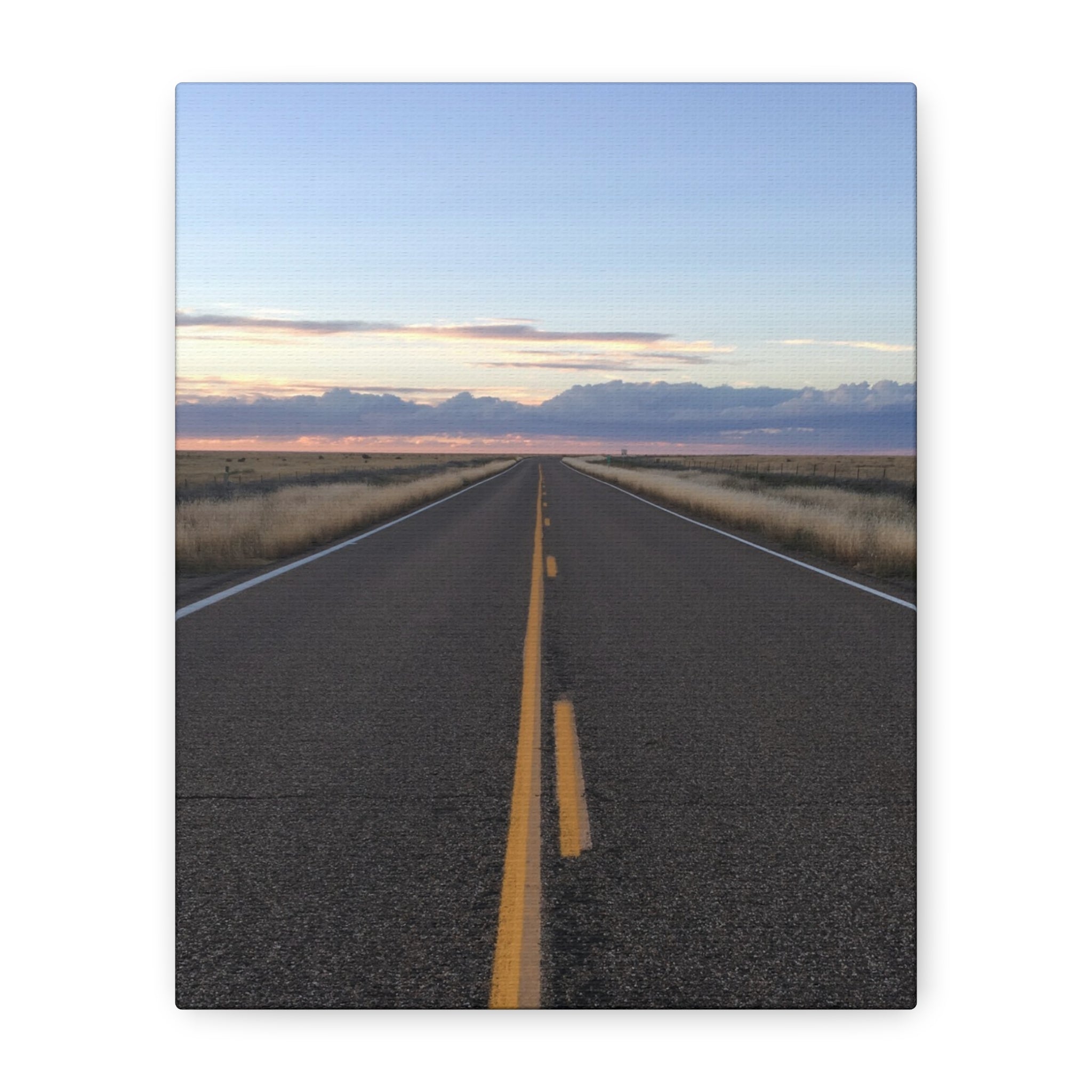 Open Road Canvas Print — Matte Stretched Wall Art (1.25")