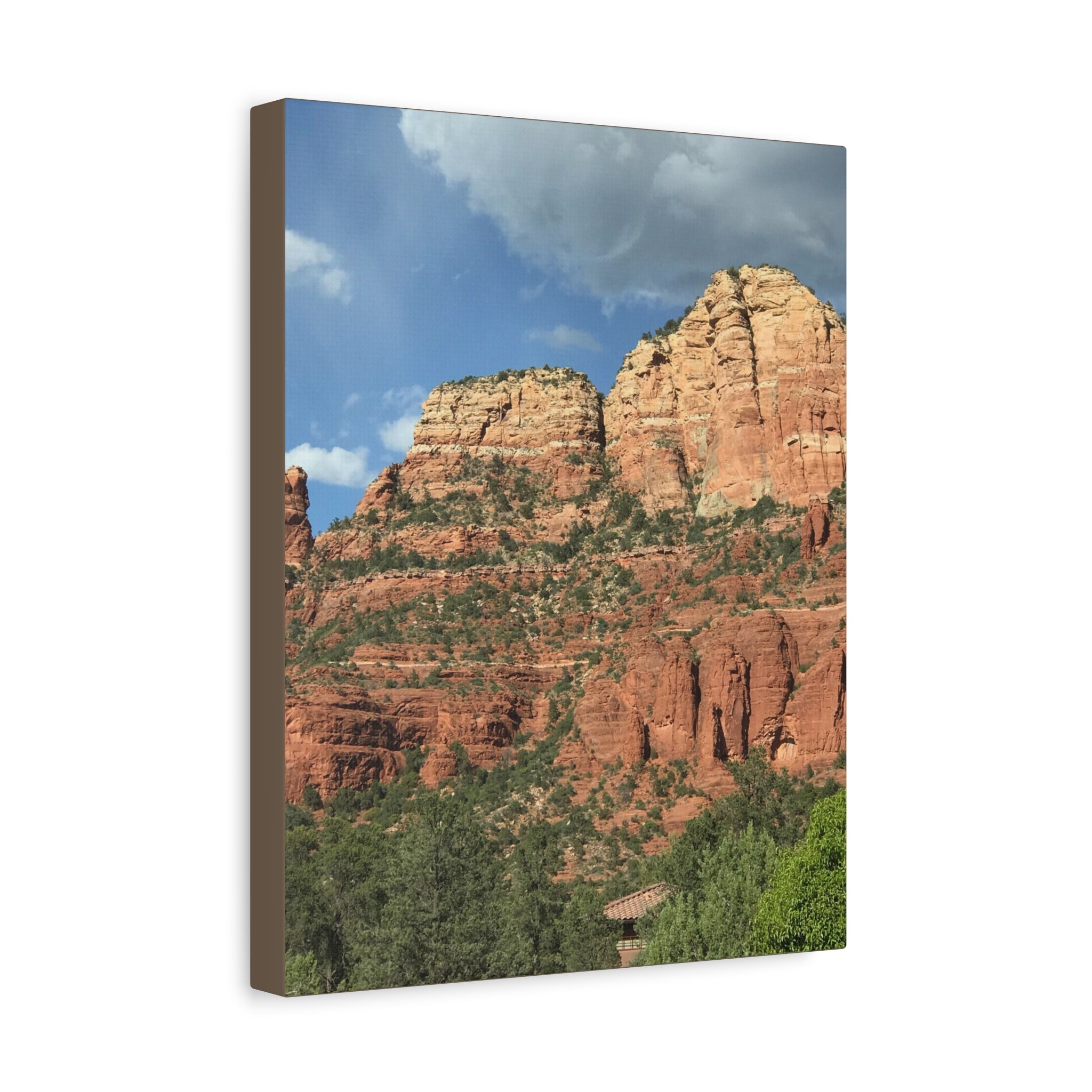 Sedona Red Rock Canvas Wall Art - Matte Stretched Landscape Print