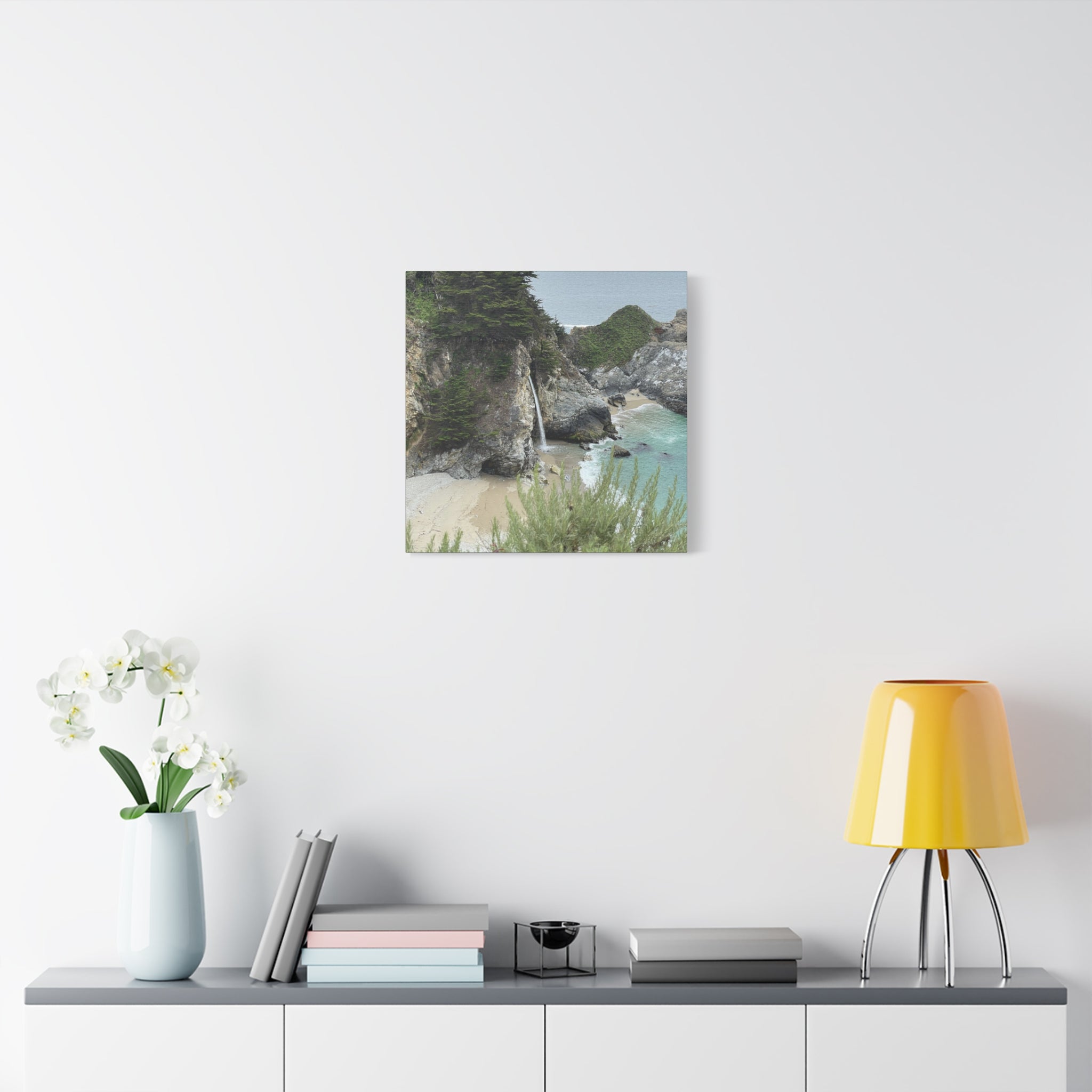 McWay Falls Coastal Canvas Print — Matte Stretched 1.25"