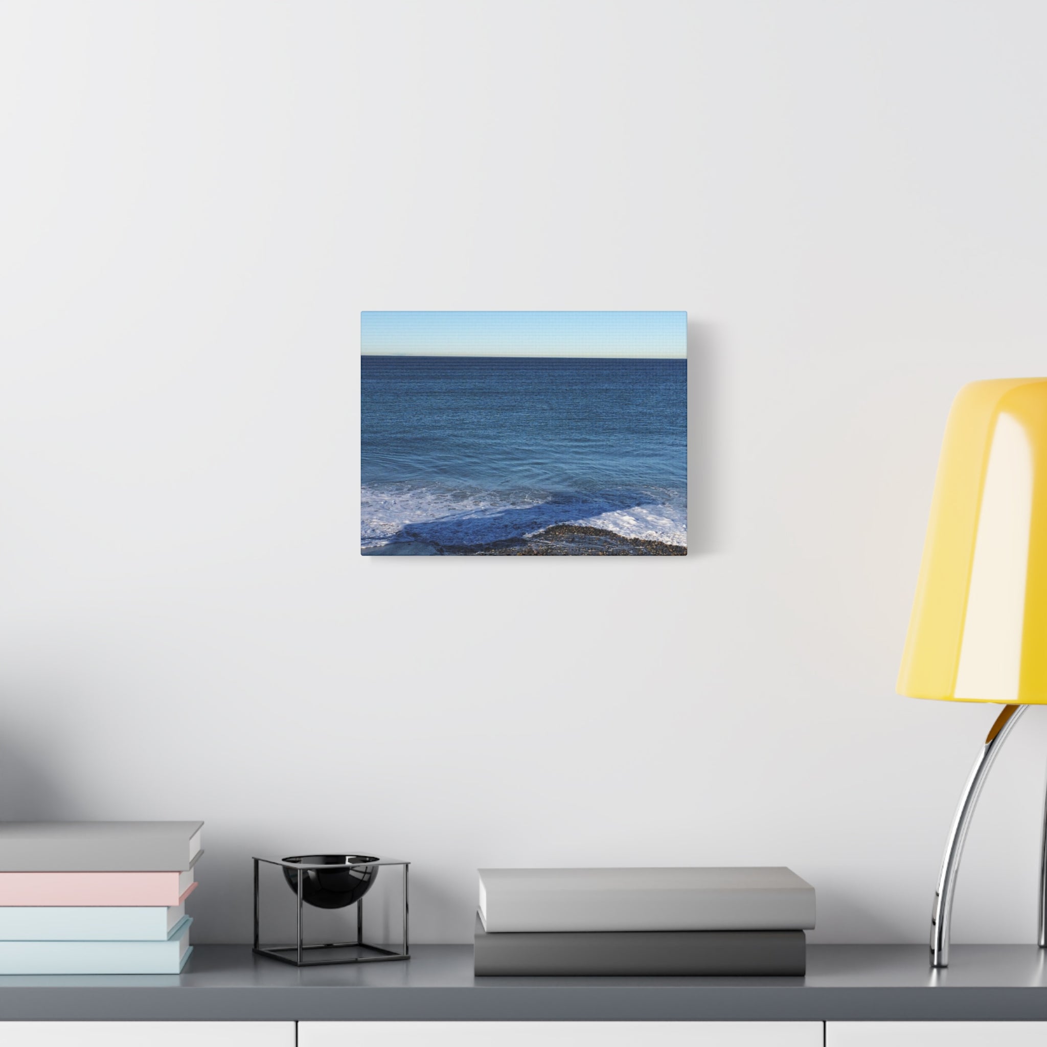 Ocean Horizon Matte Canvas Print — Serene Seascape Wall Art