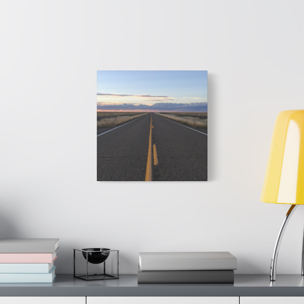 Open Road Canvas Print — Matte Stretched Wall Art (1.25")