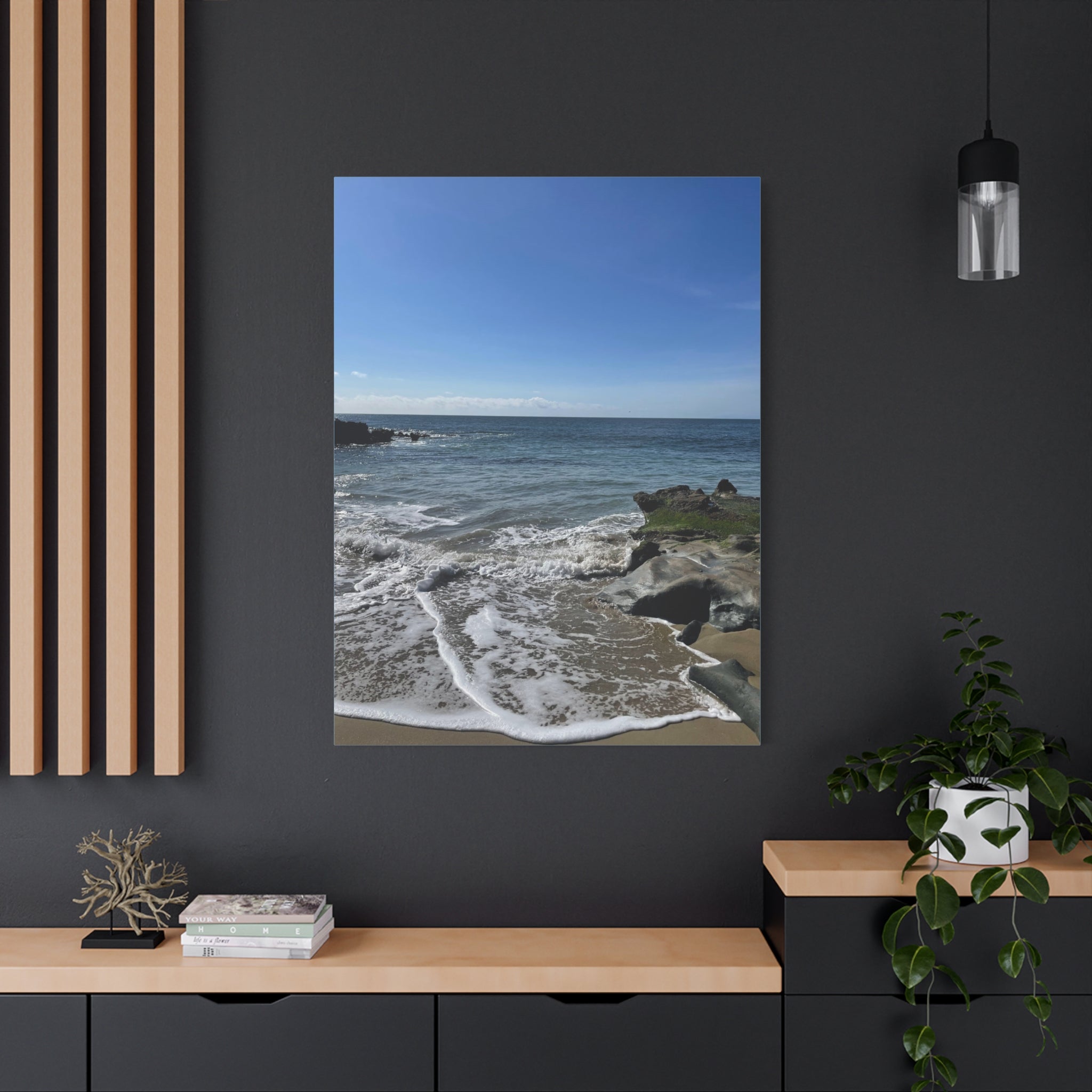 Coastal Calm Matte Stretched Canvas (1.25") — Seascape Wall Art