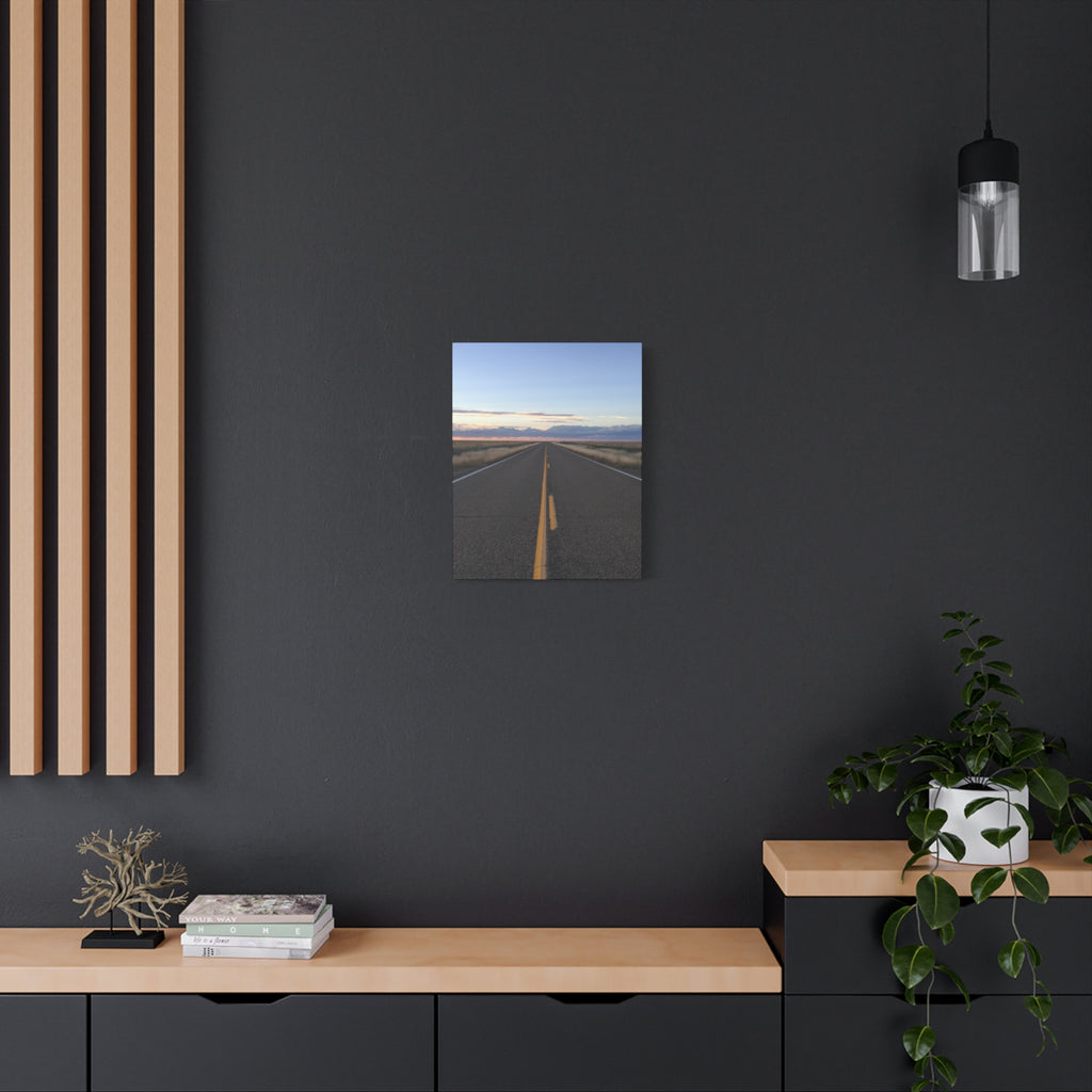 Open Road Canvas Print — Matte Stretched Wall Art (1.25")