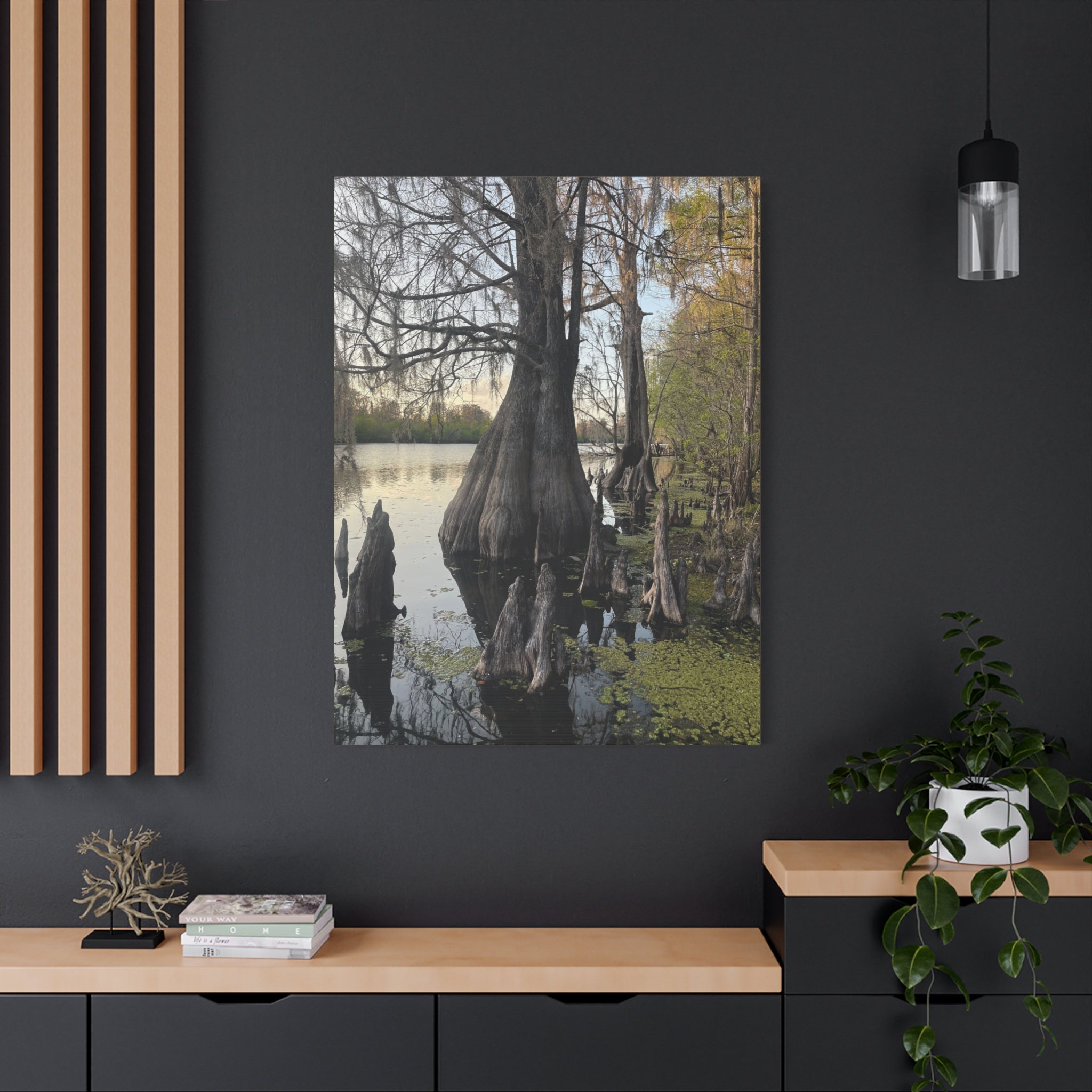 Swamp Matte Stretched Canvas