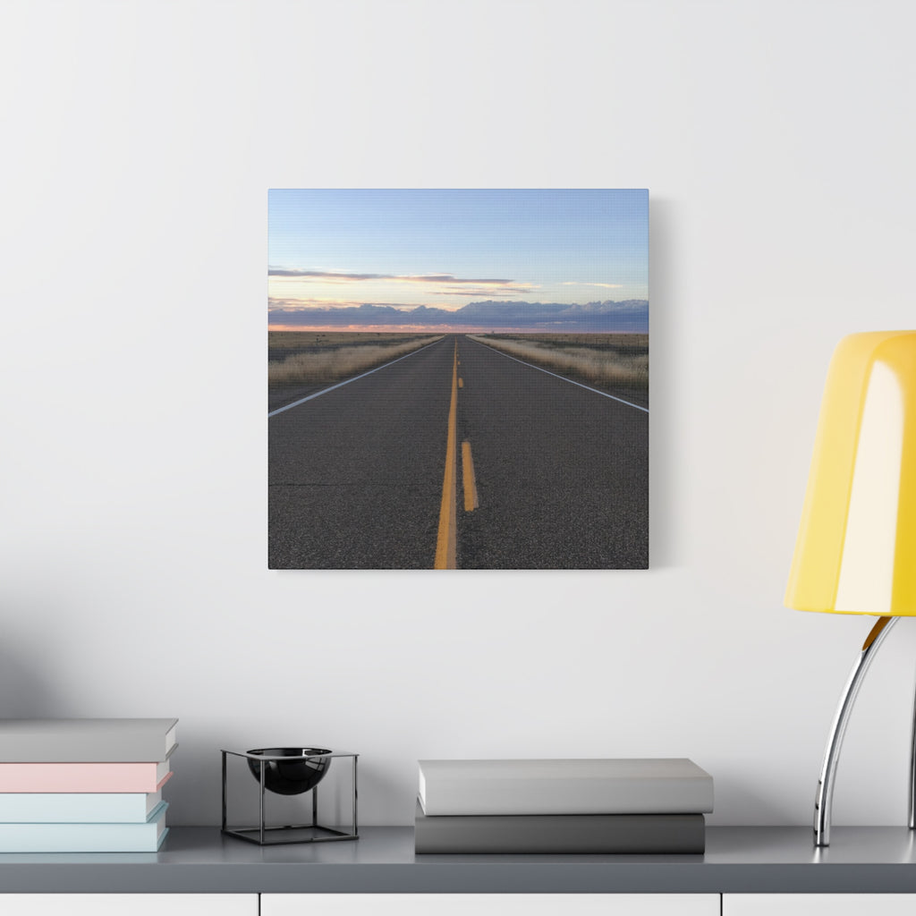 Open Road Canvas Print — Matte Stretched Wall Art (1.25")