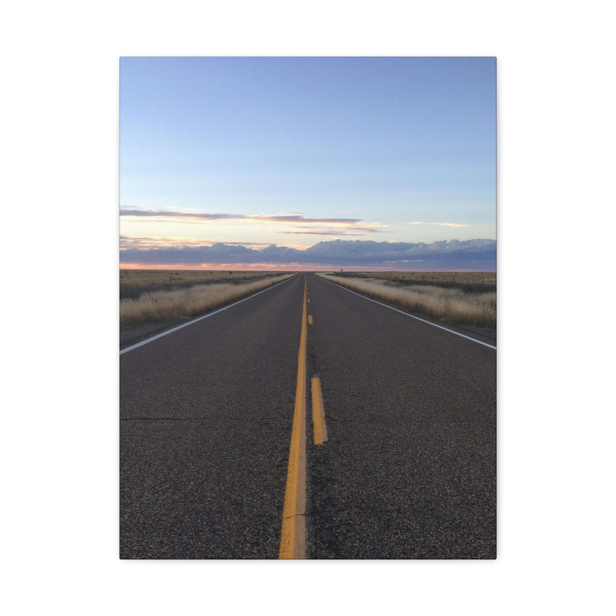 Open Road Canvas Print — Matte Stretched Wall Art (1.25")