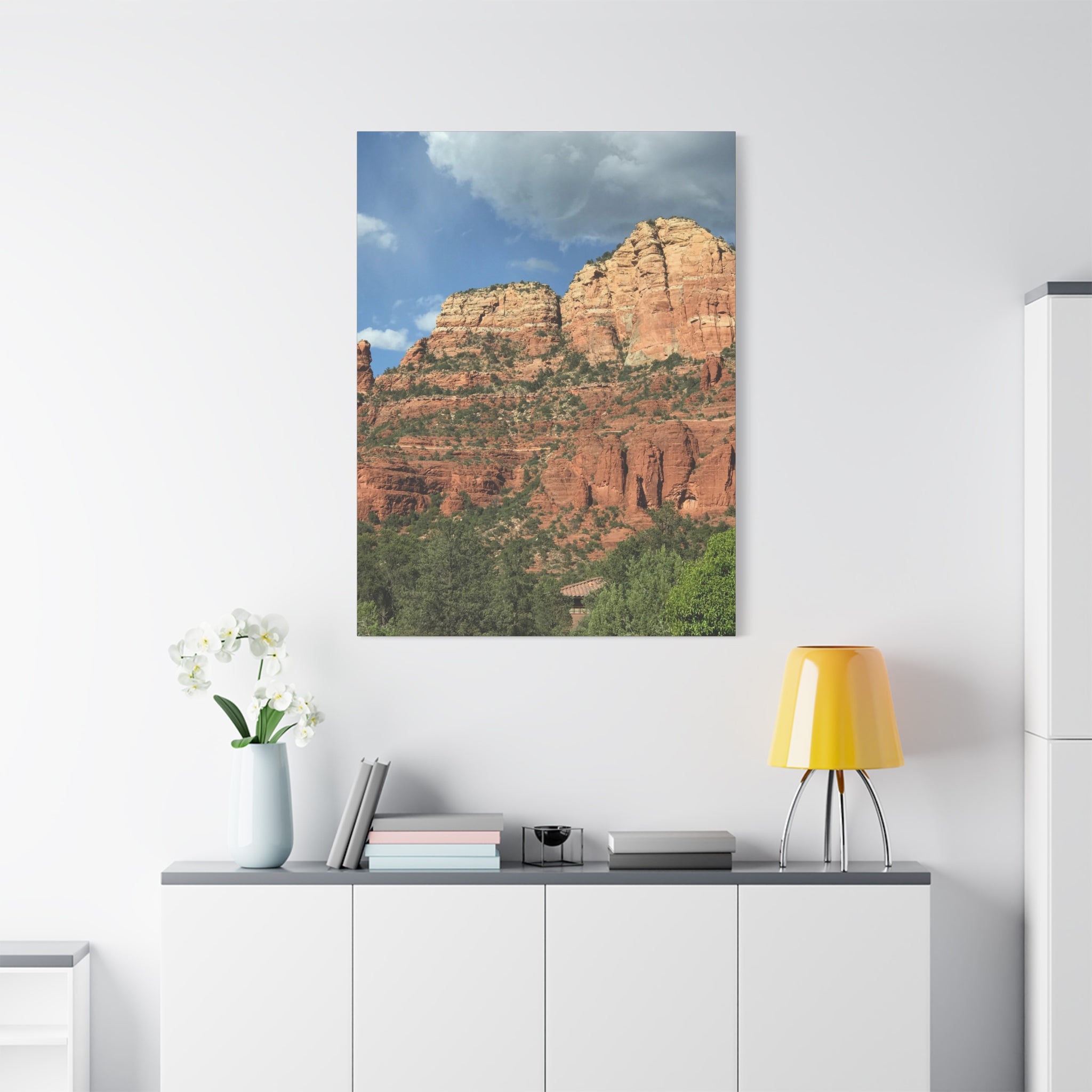 Sedona Red Rock Canvas Wall Art - Matte Stretched Landscape Print