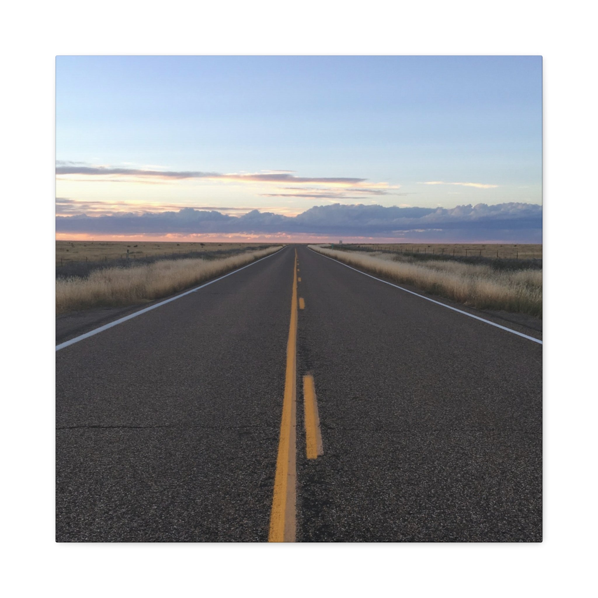 Open Road Canvas Print — Matte Stretched Wall Art (1.25")