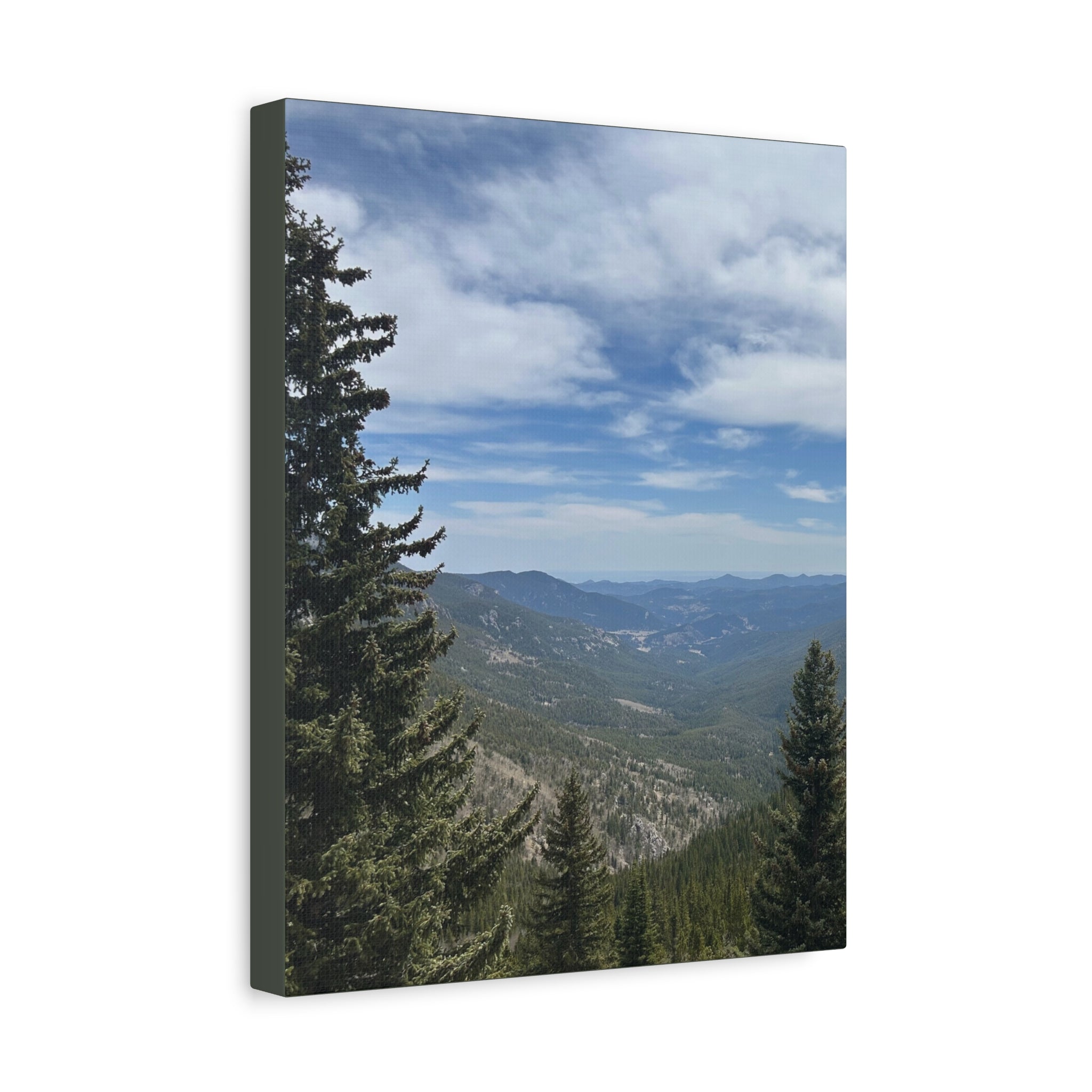 Mountain Valley Matte Canvas Wall Art — Stretched 1.25"