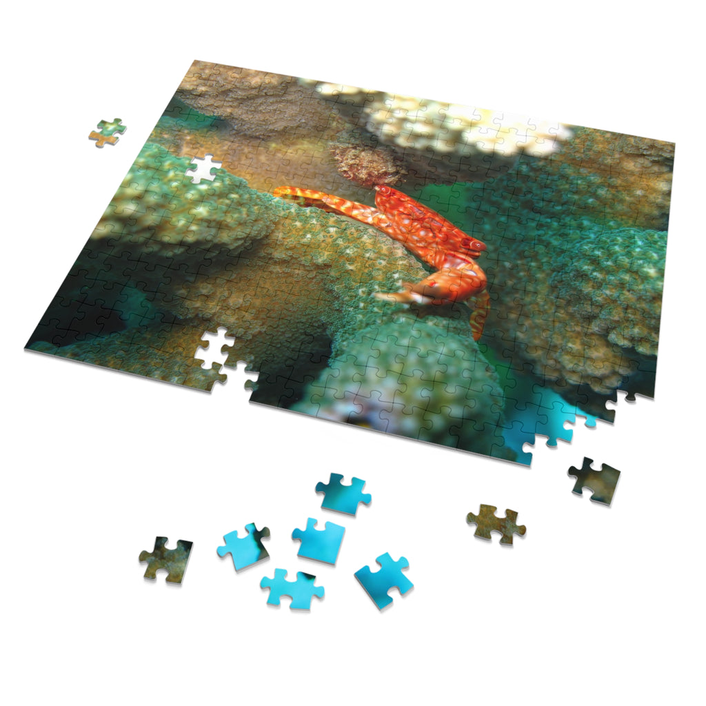 Coral Reef Crab Jigsaw Puzzle (with Tin) — Ocean Puzzle Gift