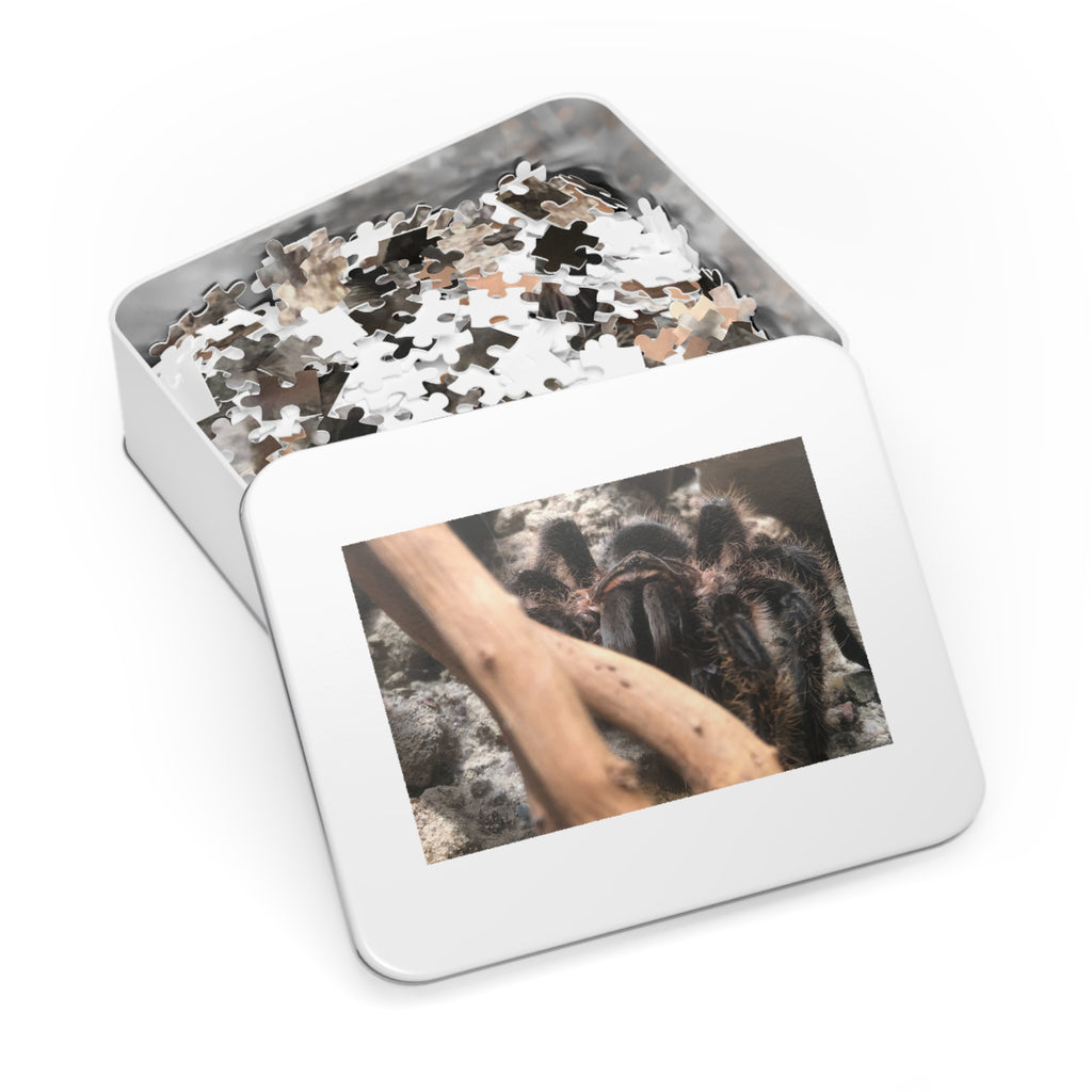 Tarantula Jigsaw Puzzle with Tin – Realistic Arachnid Puzzle for Enthusiasts