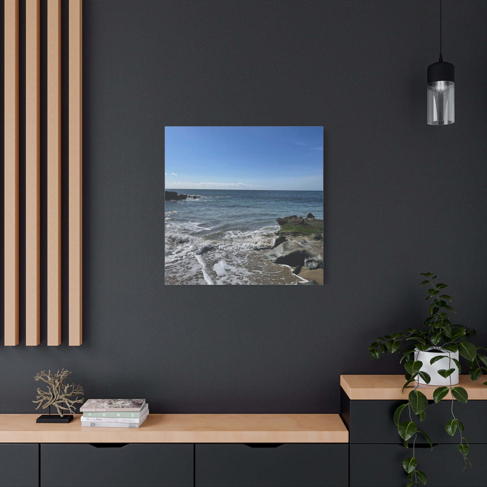 Coastal Calm Matte Stretched Canvas (1.25") — Seascape Wall Art