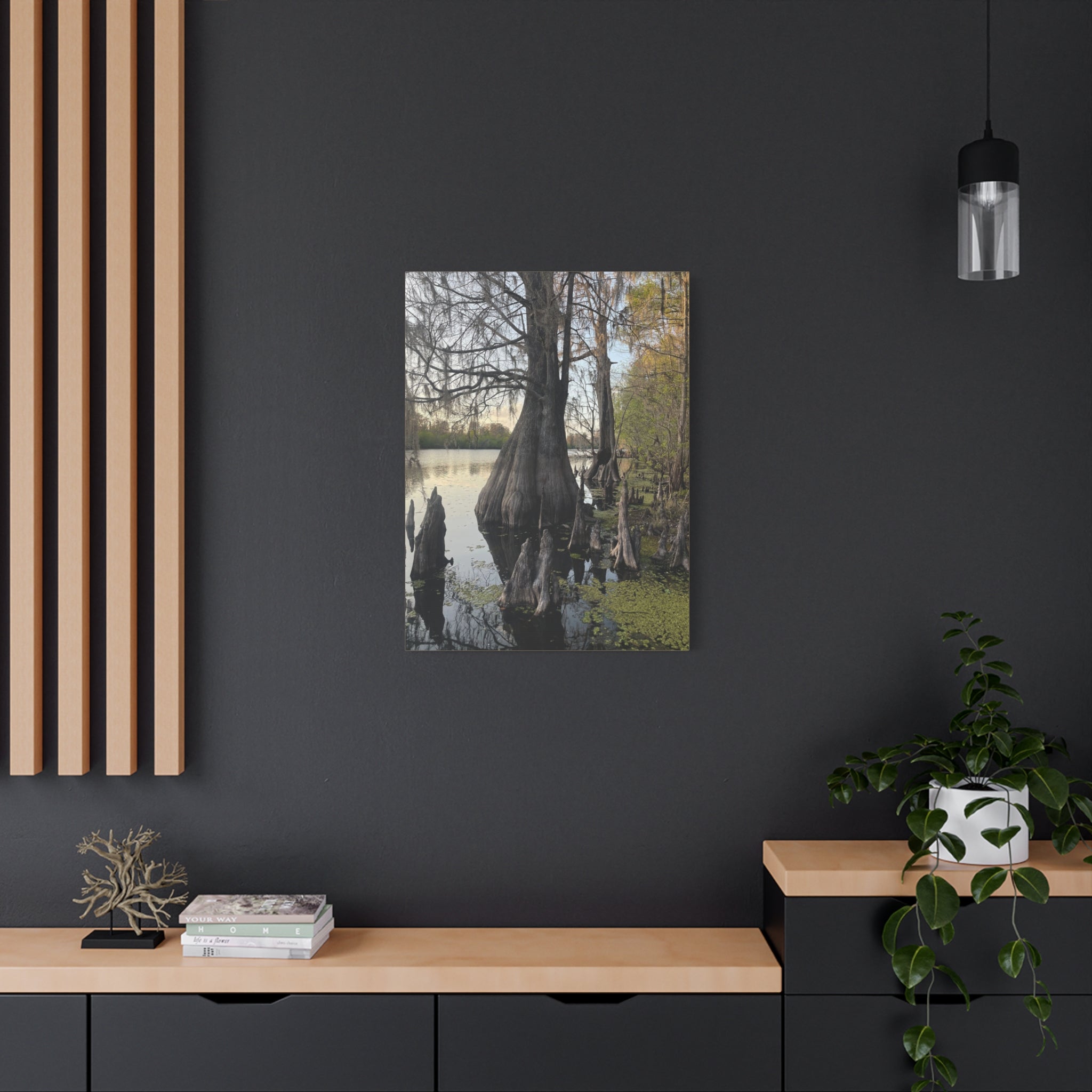 Swamp Matte Stretched Canvas