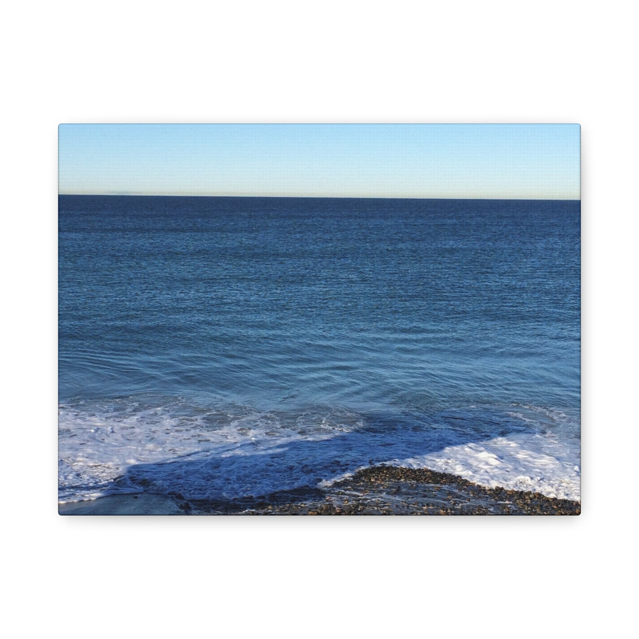 Ocean Horizon Matte Canvas Print — Serene Seascape Wall Art