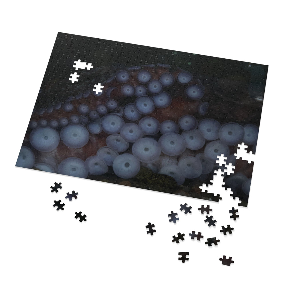 Octopus Suckers Jigsaw Puzzle with Tin — Marine Life Ocean Decor Gift