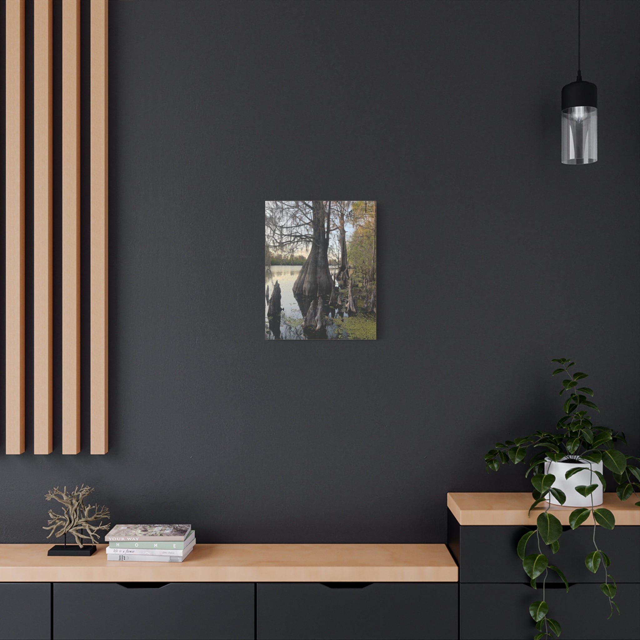 Swamp Matte Stretched Canvas