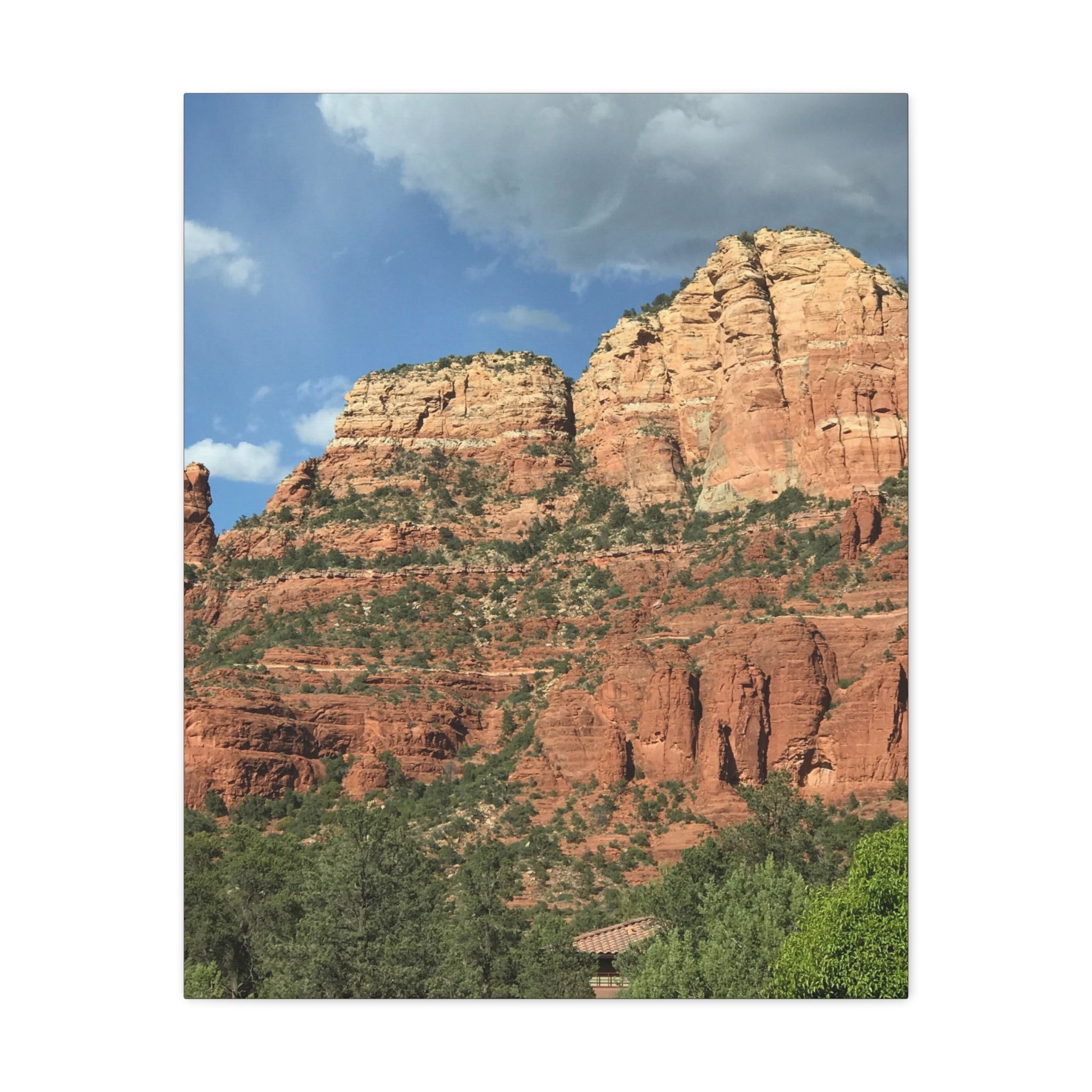 Sedona Red Rock Canvas Wall Art - Matte Stretched Landscape Print
