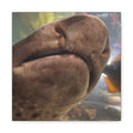 Swell Shark Close-Up Matte Canvas Print — Stretched 1.25" Wall Art