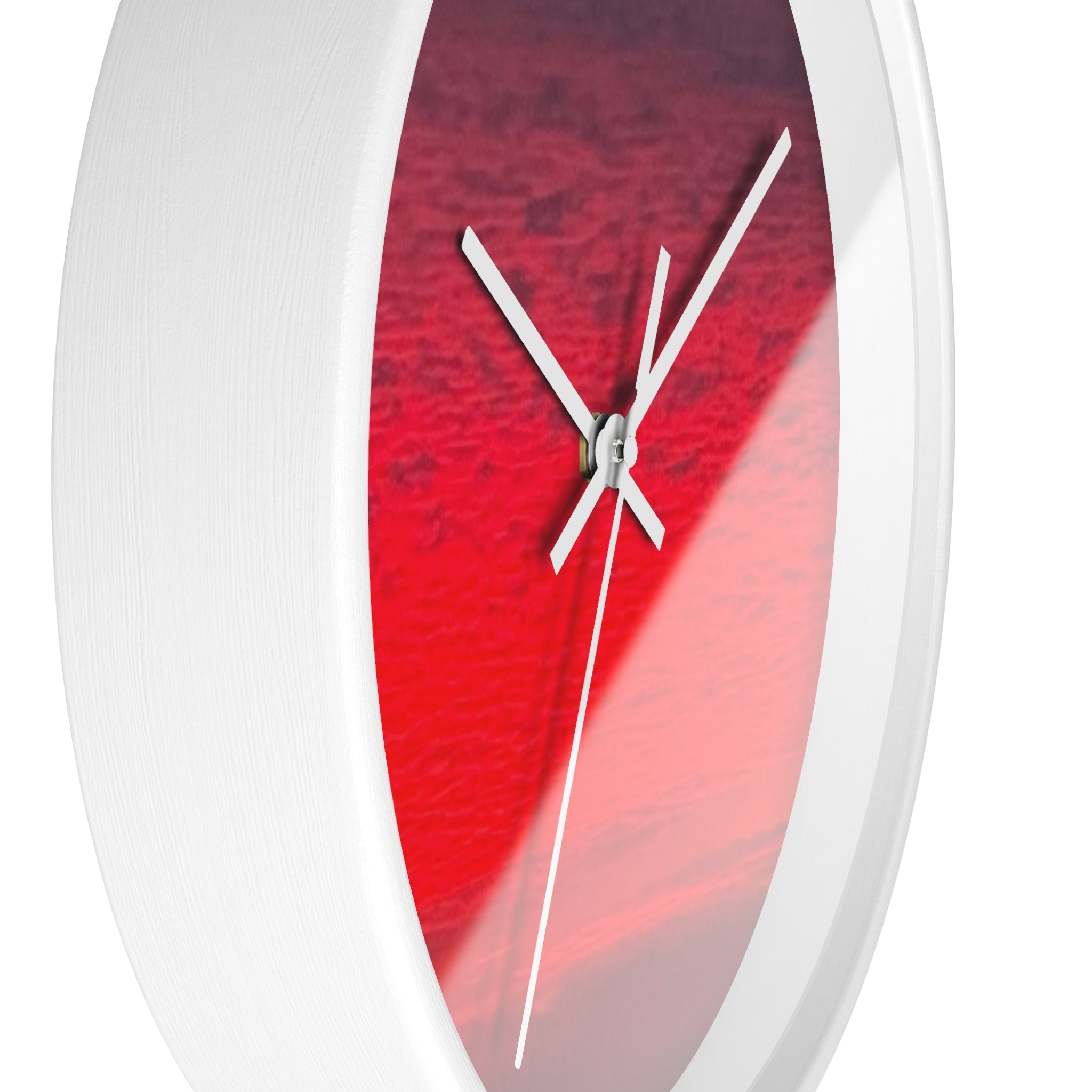 Vibrant Sunset Wall Clock — Modern Gradient Sunset Decor