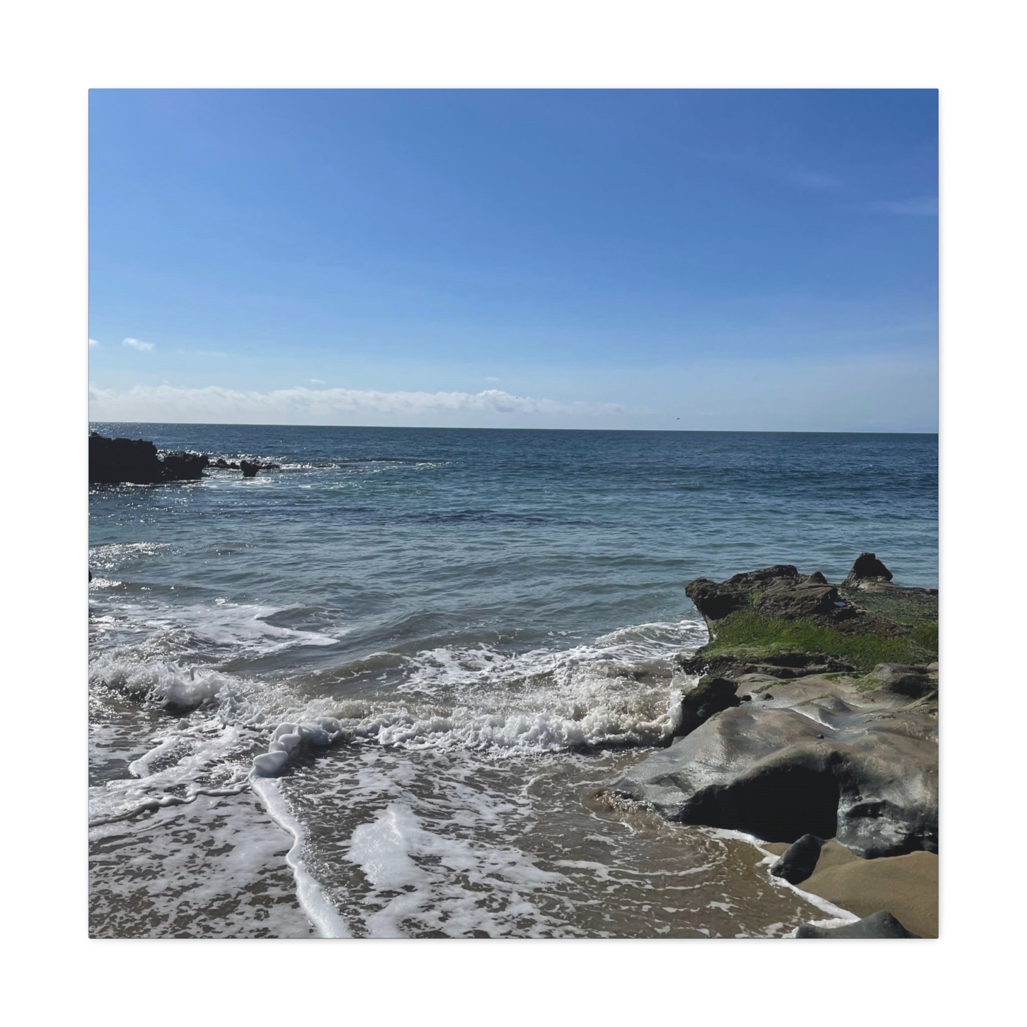 Coastal Calm Matte Stretched Canvas (1.25") — Seascape Wall Art
