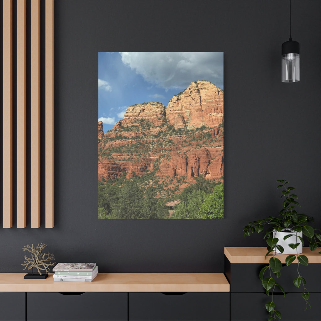 Sedona Red Rock Canvas Wall Art - Matte Stretched Landscape Print