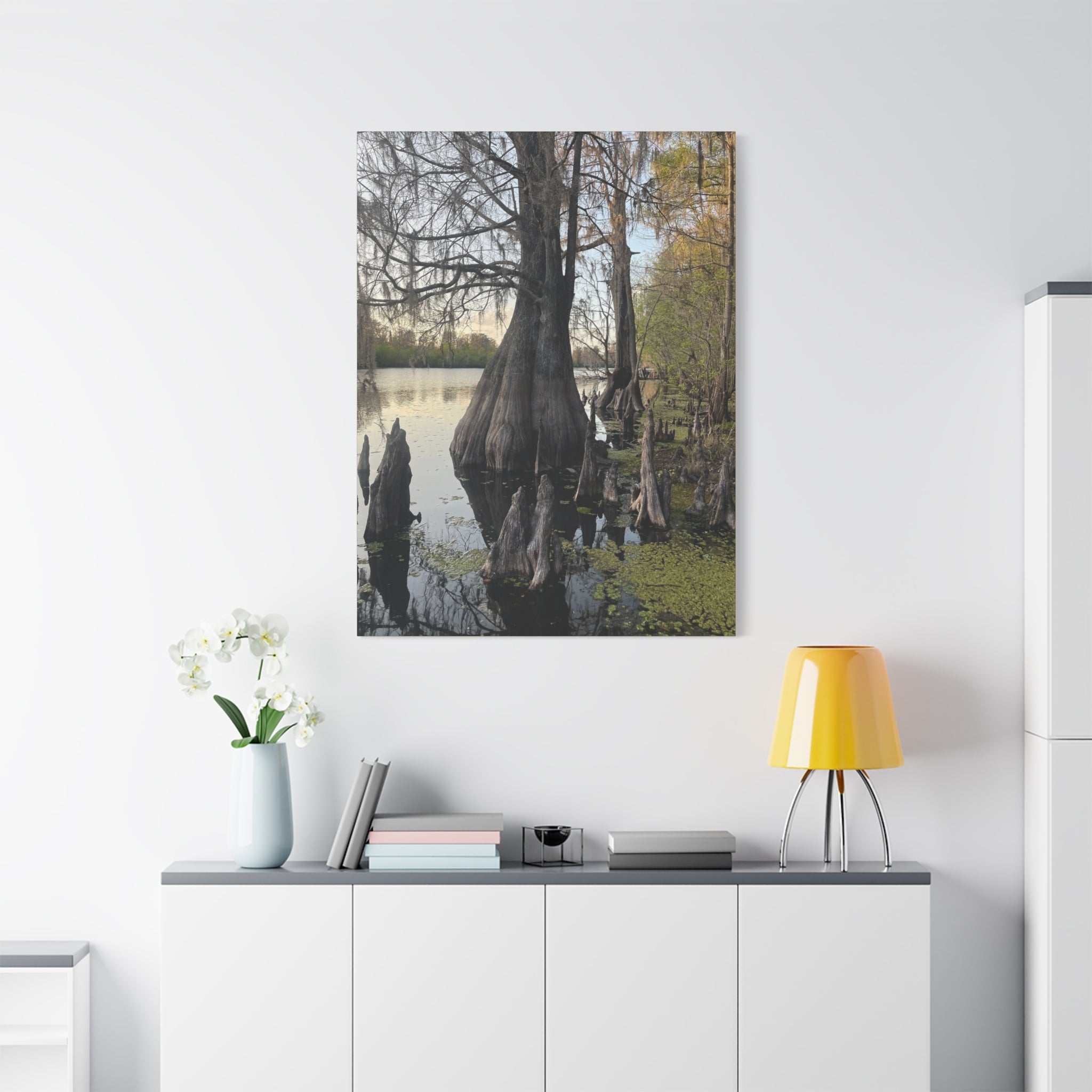 Swamp Matte Stretched Canvas