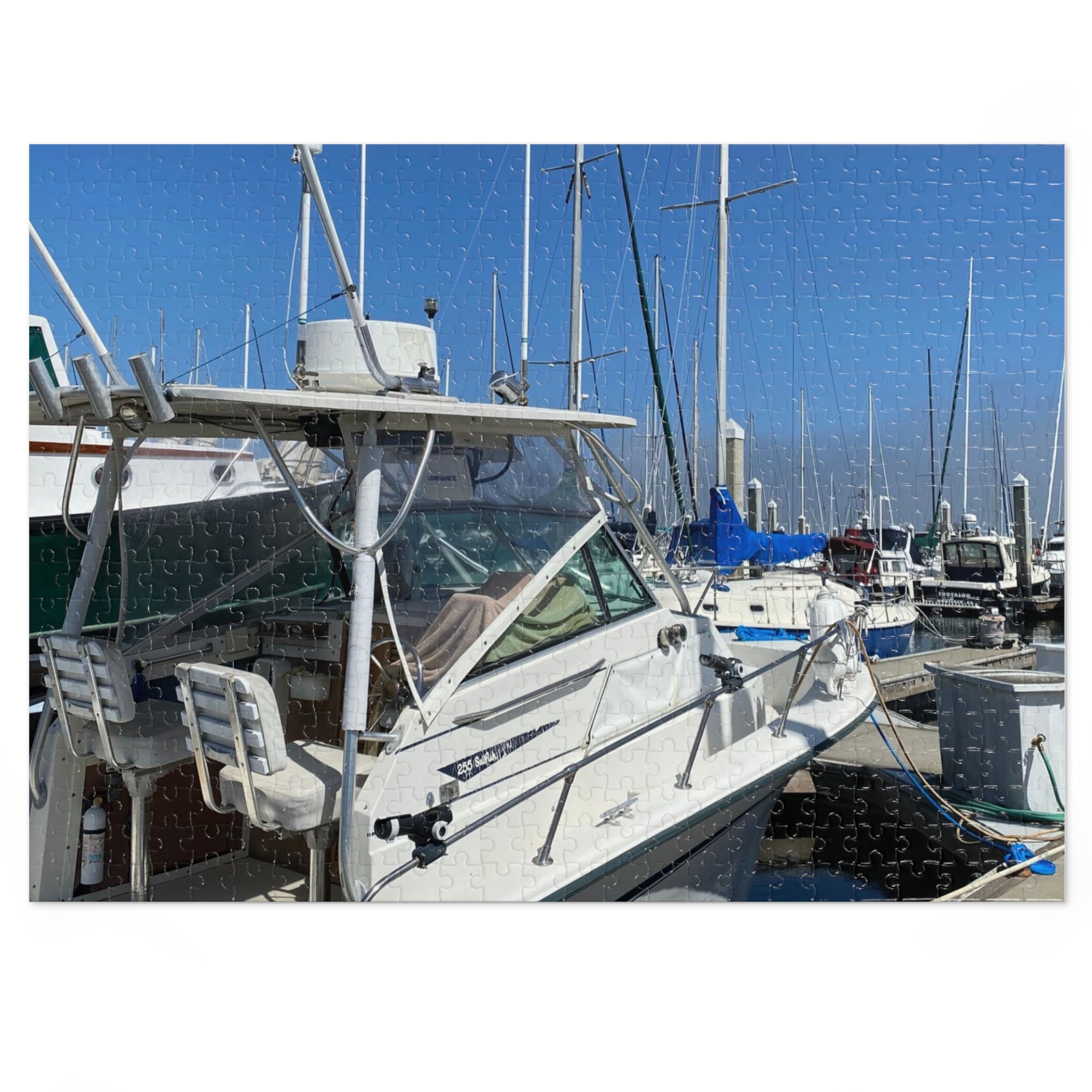 Boat Marina Jigsaw Puzzle — with Tin Gift Box