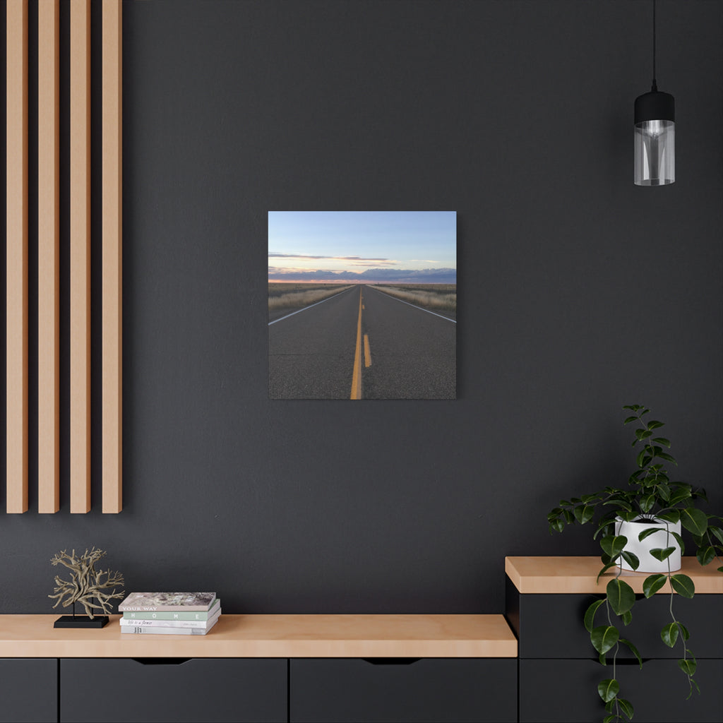 Open Road Canvas Print — Matte Stretched Wall Art (1.25")