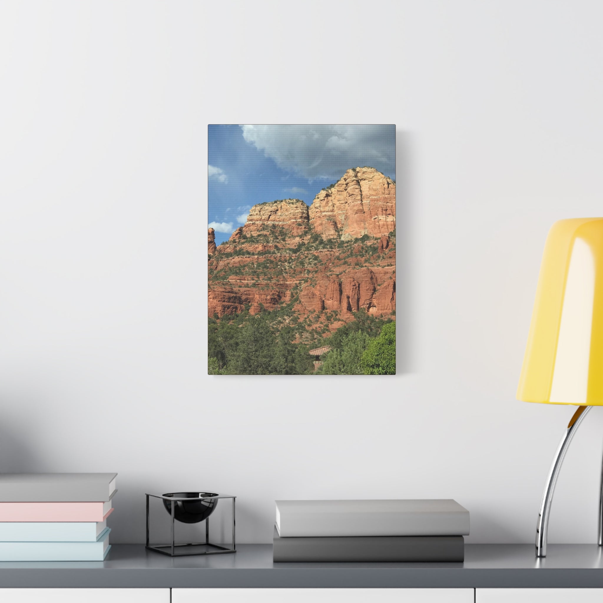 Sedona Red Rock Canvas Wall Art - Matte Stretched Landscape Print