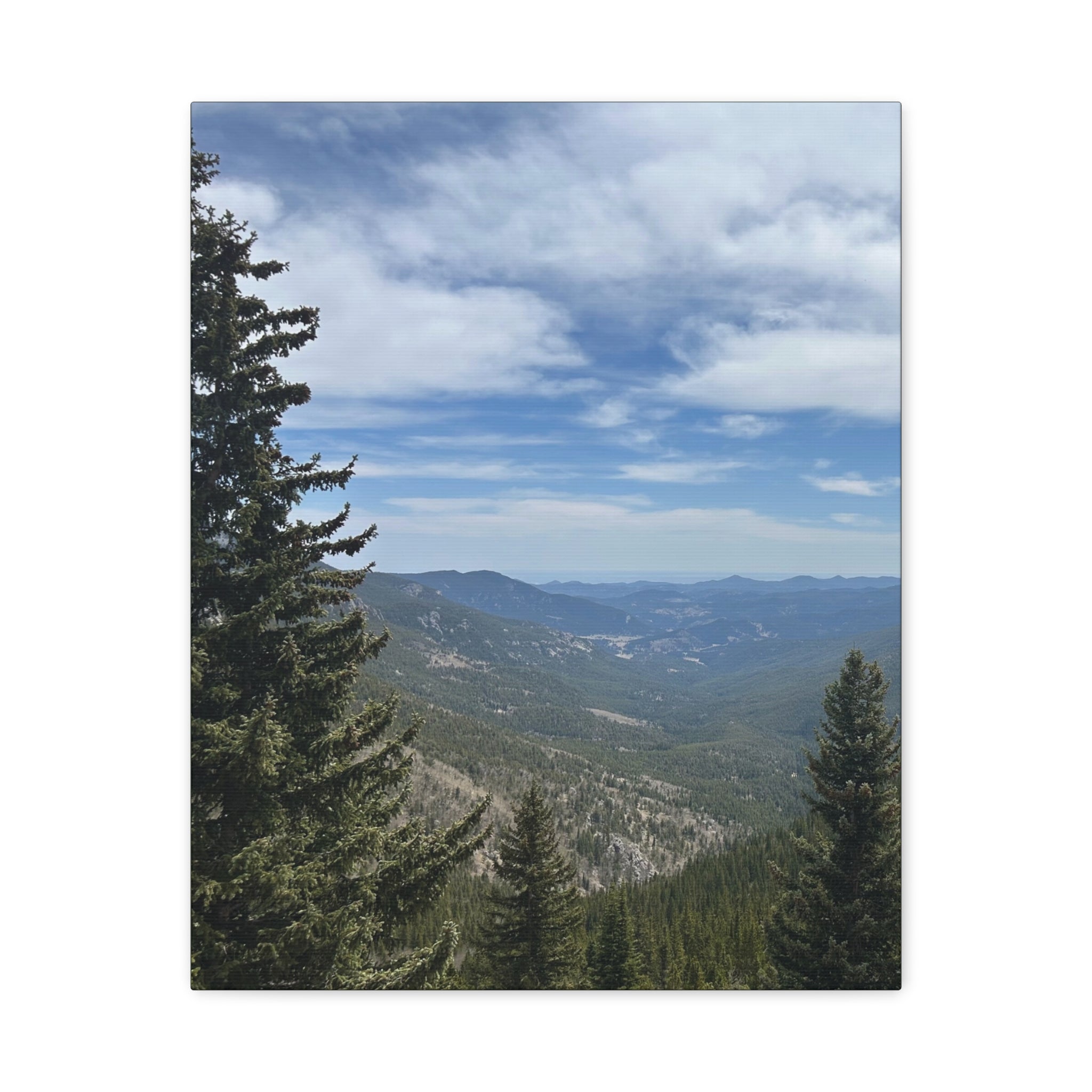 Mountain Valley Matte Canvas Wall Art — Stretched 1.25"