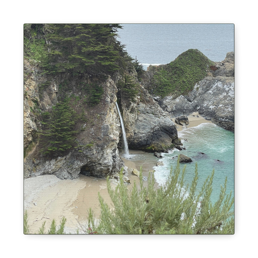 McWay Falls Coastal Canvas Print — Matte Stretched 1.25"