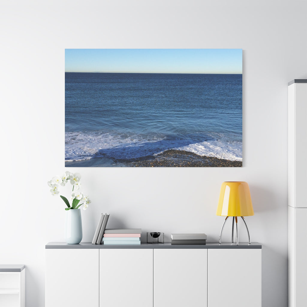 Ocean Horizon Matte Canvas Print — Serene Seascape Wall Art