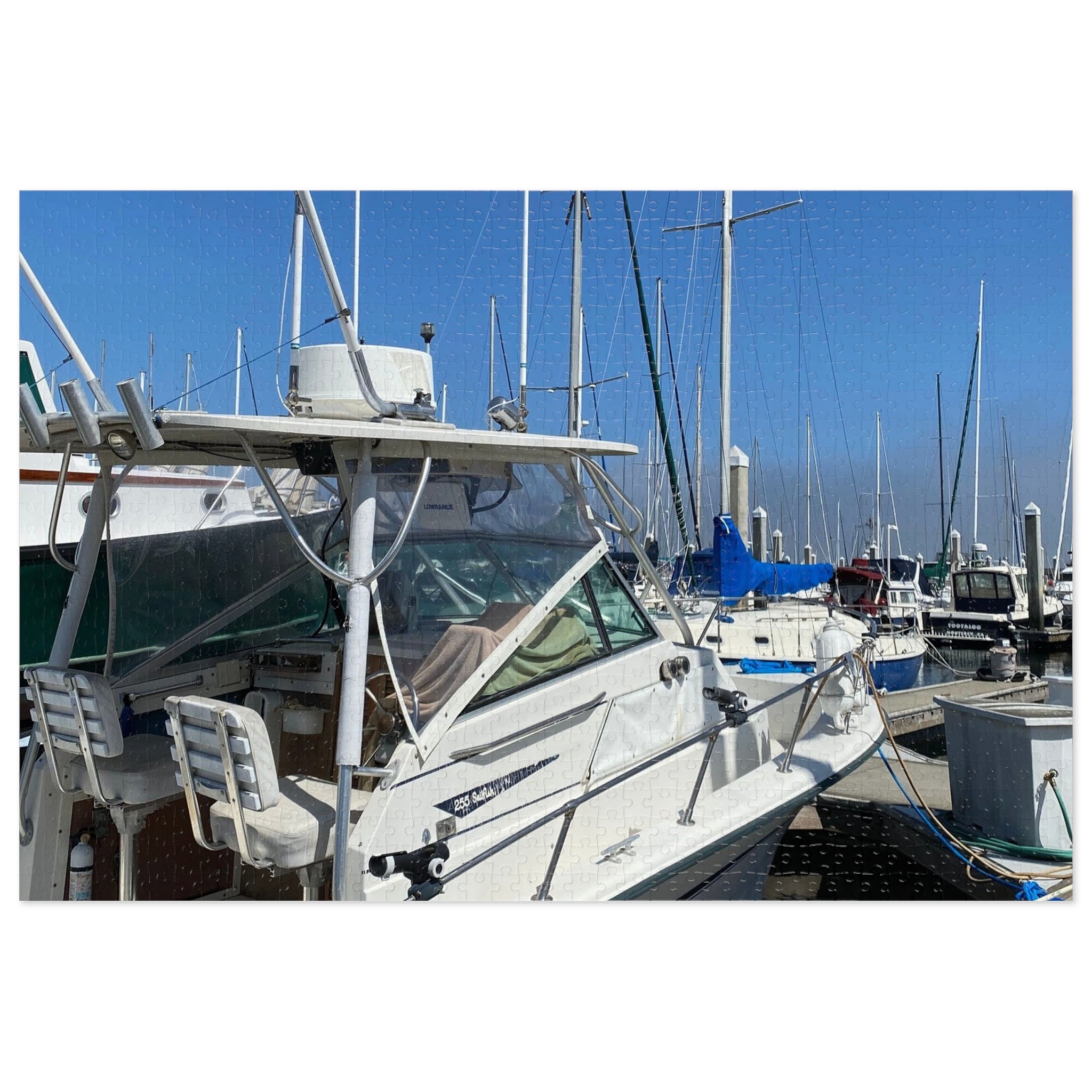 Boat Marina Jigsaw Puzzle — with Tin Gift Box