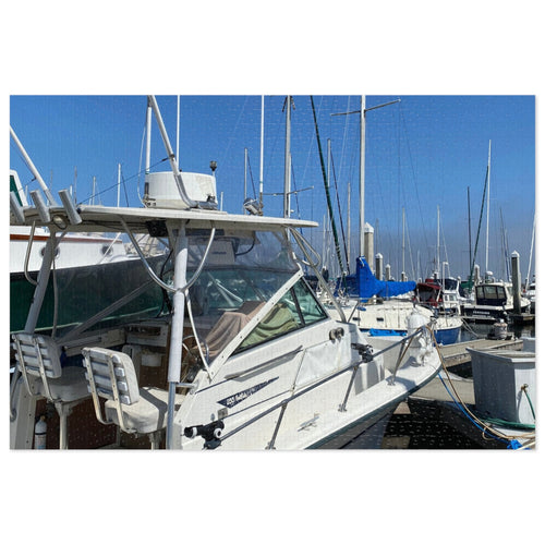 Boat Marina Jigsaw Puzzle — with Tin Gift Box