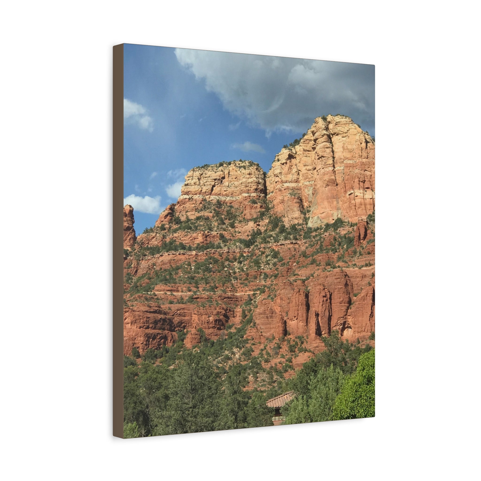 Sedona Red Rock Canvas Wall Art - Matte Stretched Landscape Print