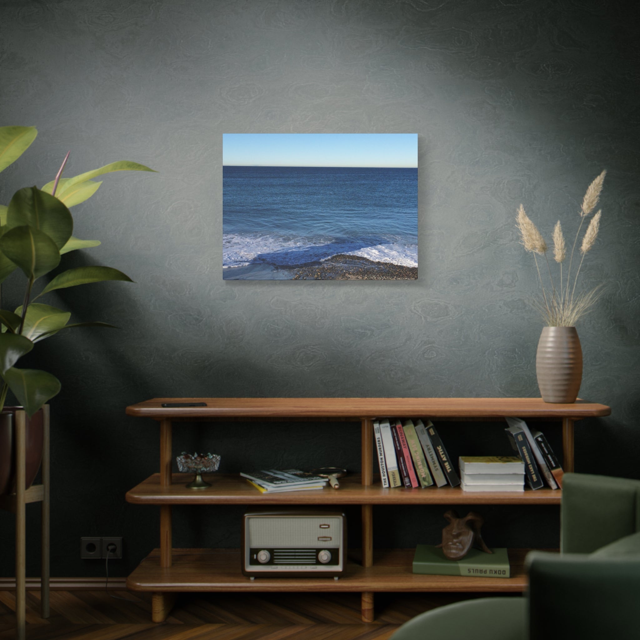 Ocean Horizon Matte Canvas Print — Serene Seascape Wall Art