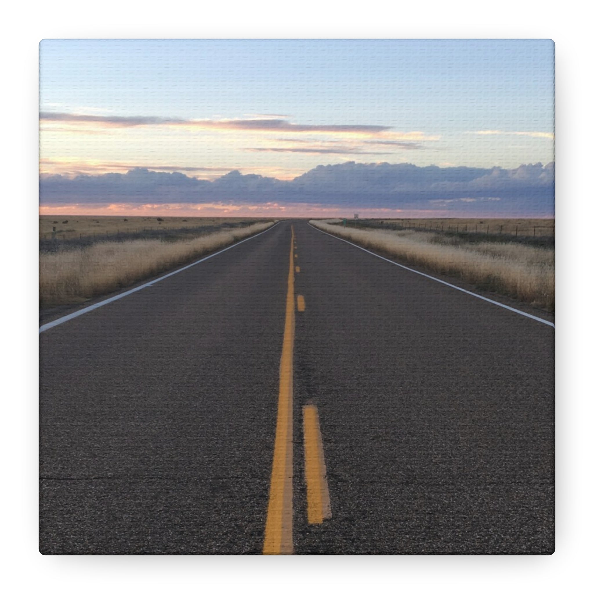 Open Road Canvas Print — Matte Stretched Wall Art (1.25")