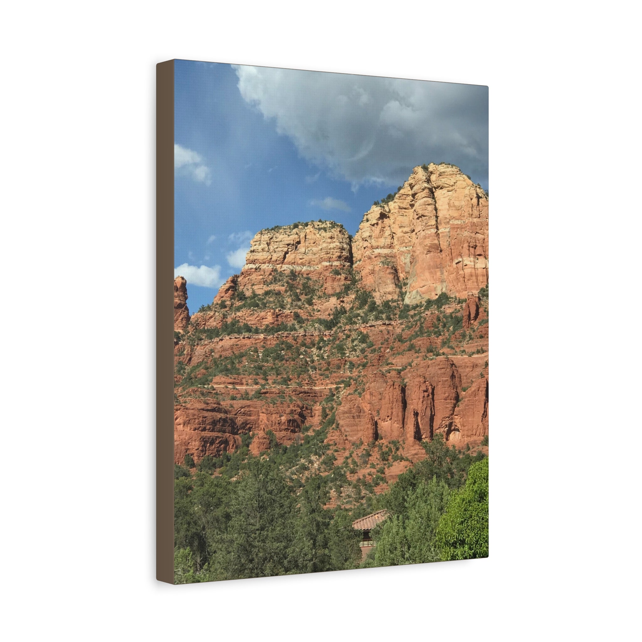 Sedona Red Rock Canvas Wall Art - Matte Stretched Landscape Print