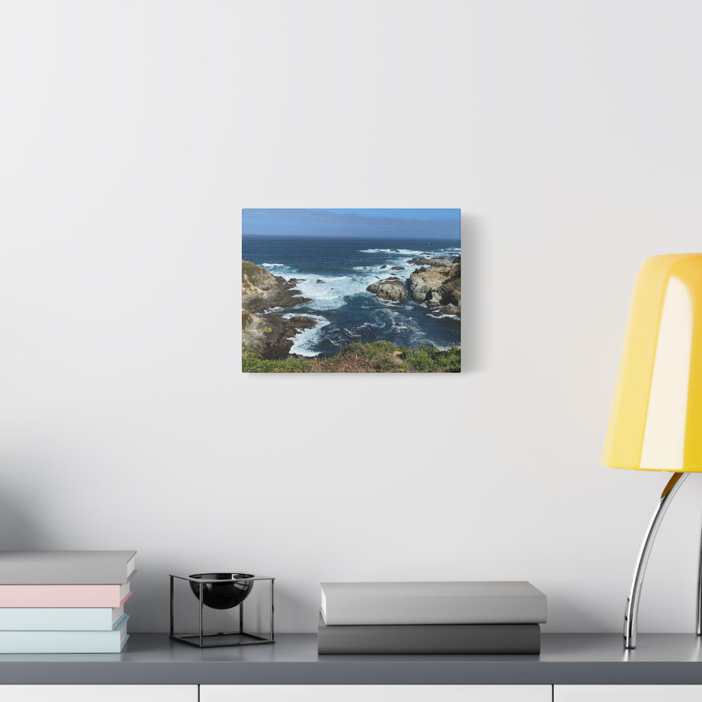 Coastal Cliffs Ocean Canvas Print — Matte Stretched Wall Art