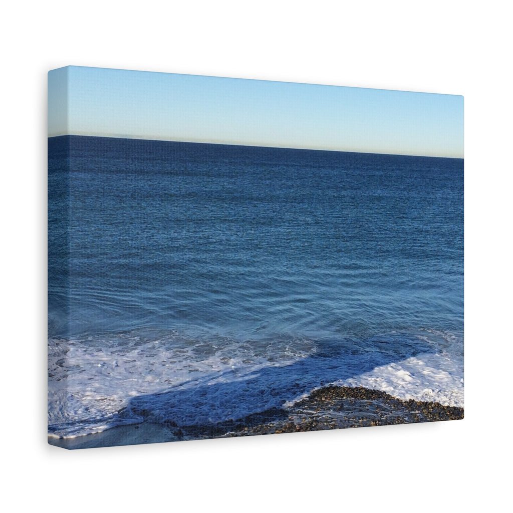 Ocean Horizon Matte Canvas Print — Serene Seascape Wall Art