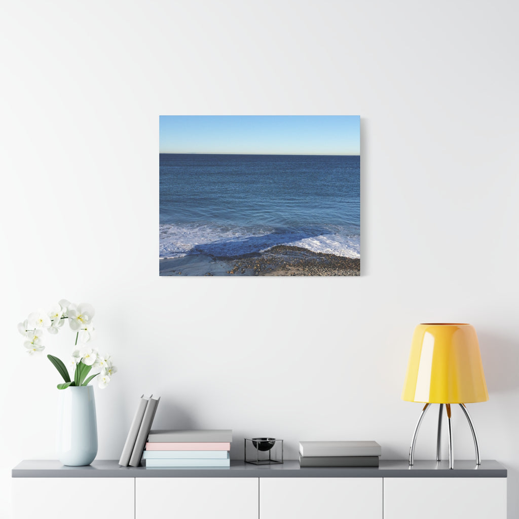 Ocean Horizon Matte Canvas Print — Serene Seascape Wall Art