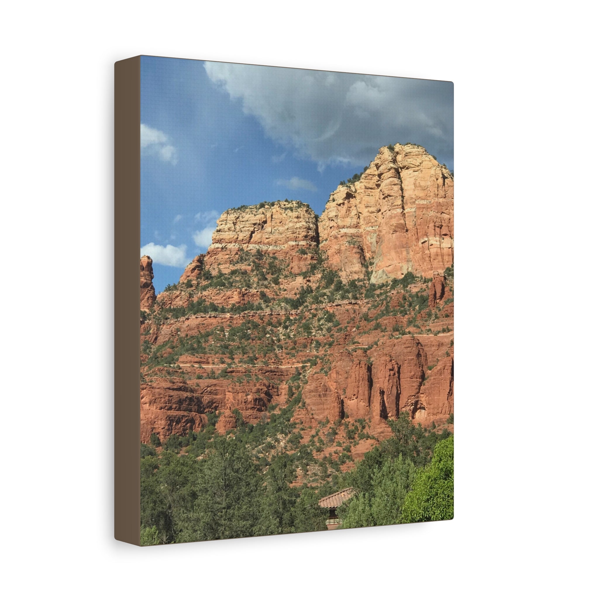 Sedona Red Rock Canvas Wall Art - Matte Stretched Landscape Print