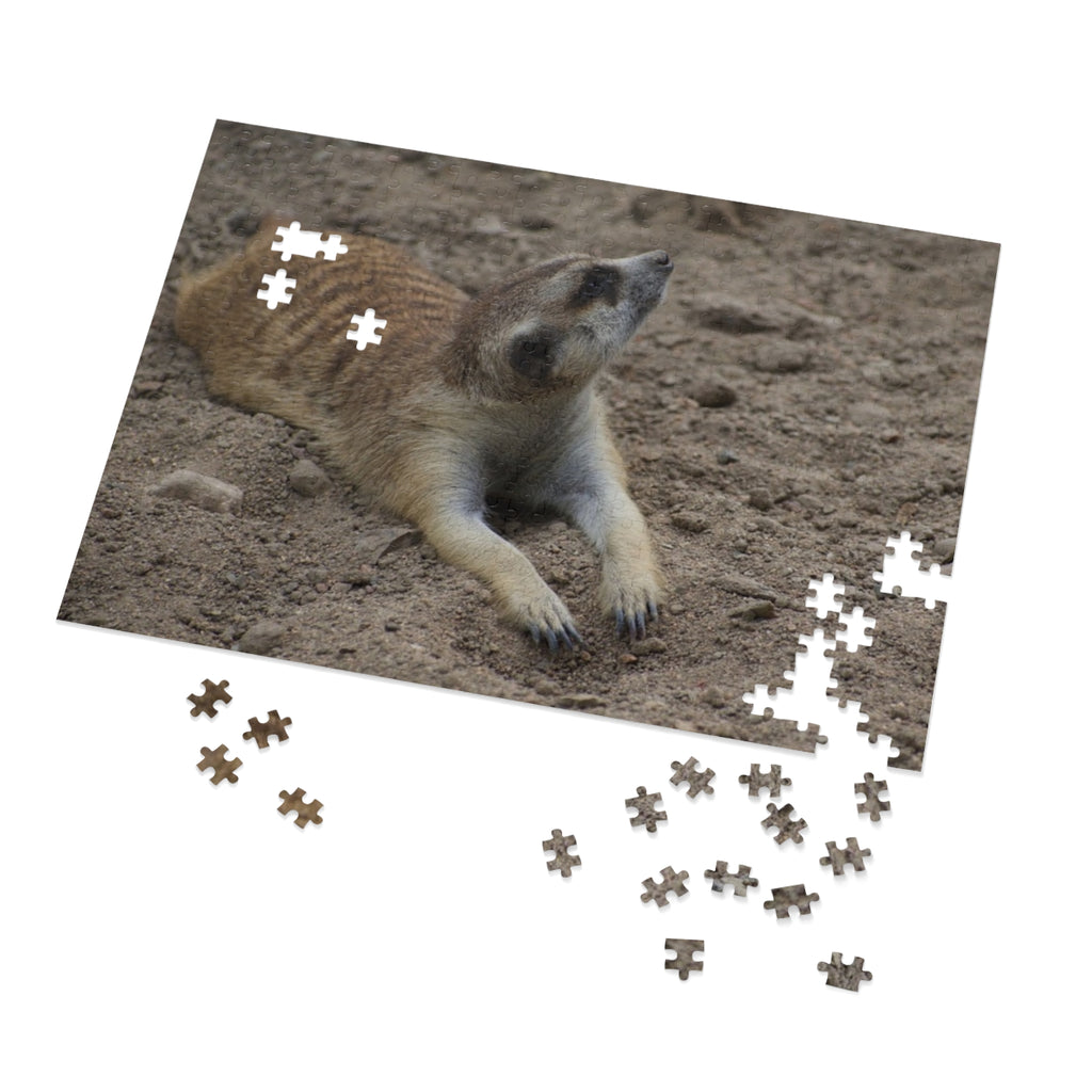Meerkat Jigsaw Puzzle with Tin – Wildlife Puzzle Gift